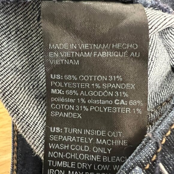 WHBM The Sculpt Skinny Ankle Jeans Dark Wash Mid Rise Size 2 - Picture 9 of 9